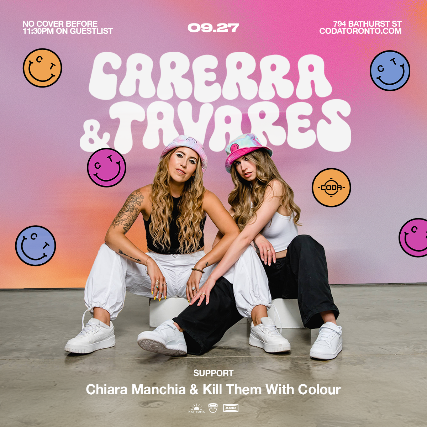 GUESTLIST: Carerra & Tavares | No Cover before 11:30PM w/ Guestlist