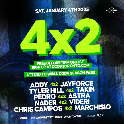GUESTLIST: 4x2 | No Cover before 11PM w/ Guestlist