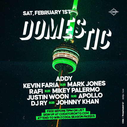 Guaranteed Entry: DOMESTIC