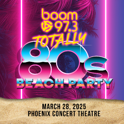 boom 97.3 Totally 80's Beach Party