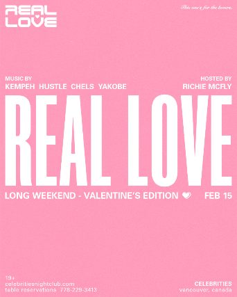 REAL LOVE LONG WEEKEND VALENTINE'S EDITION